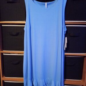 LuLu-B Sleeveless Ruffle Trim Dress - 1X - NWT